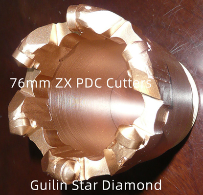 76mm PDC الأساسية لقم الثقب شهادة ISO9001 للاستكشاف الجيولوجي