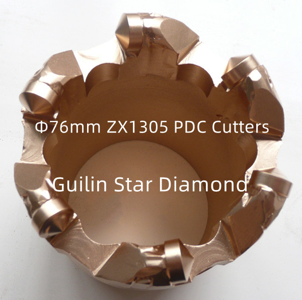 76mm PDC الأساسية لقم الثقب شهادة ISO9001 للاستكشاف الجيولوجي